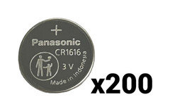 200 PANASONIC CR1616 BULK CR 1616 3V LITHIUM COIN CELL BATTERY EXP 2035
