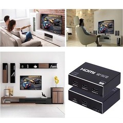 HDMI Splitter 1 in 3 out HD 2160P 4K 2K@30Hz 1X3 Port Box Hub Adapater DC 5V