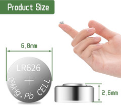 200 Pcs Durable R626 377 SR626 177 AG4 1.5V Alkaline Coin Button Cell Batteries