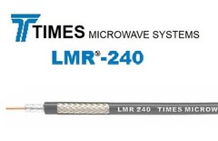 Times Microwave LMR-240 100′ No Connectors 50 Ohm Coax Cable – Best Deal!