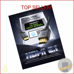 Silkland Certified HDMI 2.1 Cable, [4K@240Hz 144Hz 120Hz, 8K@60Hz] 1440P Ultra H