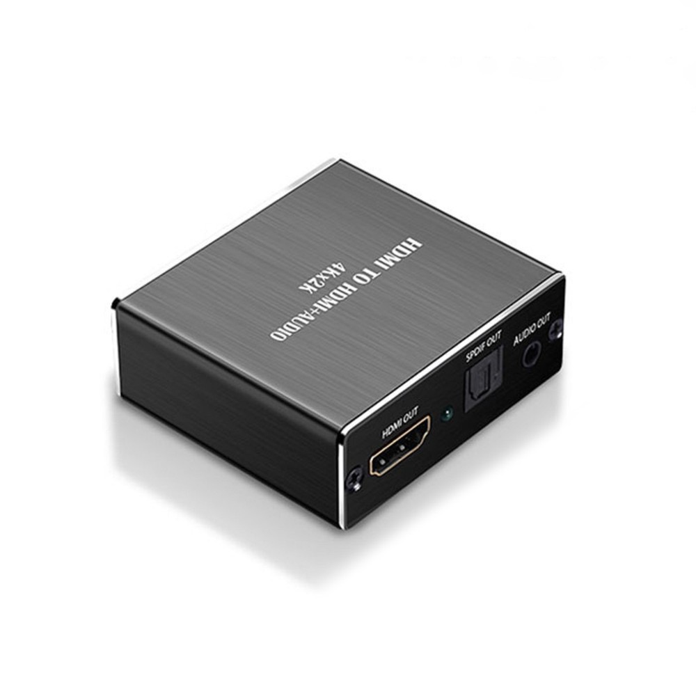 4Kx2K HDMI to 3.5MM Audio Converter SPDIF Optical Stereo Out Splitter Adapter e