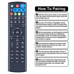 Remote Control For Superbox S1 S2/S3Pro S5/S6Max Elite ll MAX IV without Voice