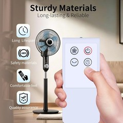 Compact Ergonomic Remote Control for PELONIS 16″ Pedestal Fan – Durable ABS