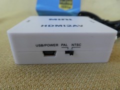 HDMI2AV Mini Converter HDMI To AV Adapter HDMI to RCA 1080P HD Video Audio NEW
