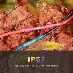 400/100PC Heat Shrink Butt Splice Wire Connector Insulated Waterproof Terminals