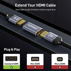 24K Gold-Plated HDMI Coupler – 8K Ready for Ultimate Visual Experience