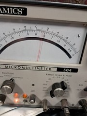 Vintage Analog Dynamics DC 504 micro multimeter / Used