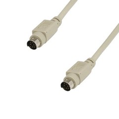 Lot of 10pc Mini DIN 8 Pin Serial RS-232 Cable 28 AWG MDIN 8 Pin Male Device Mac