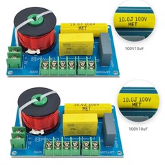 2PCS 3 Way Speaker Crossover PUV-W3 200W Passive Crossover For HiFi Home Audio