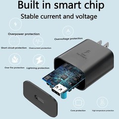 45W Wall Adapter Fast Power Charger 6ft Charging Cord For Samsung Galaxy S24 S23