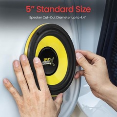 Plg54 5.25″ Bass Audio Mobile Yellow Sub Subwoofers