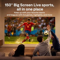 Aurzen Roku TV Smart Video Projector 1080P FHD Dolby Bluetooth 5G WiFi Netflix
