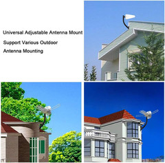 Antenna Mount – 1 by ONE Attic Adjustable Weather Proof Outdoor TV Antenna Mount