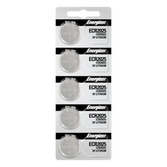 5 Pack Fresh Energizer ECR 2025 CR 2025 Lithium 3V Battery CR2025 Expire 2031