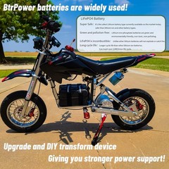 72V 35Ah Lifepo4 Battery for 0-3500W Ele/_ctric Bi /ke Motor Built-in 50A BMS