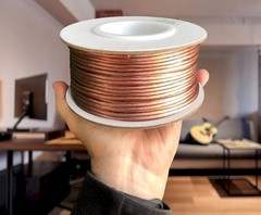 Cable 40 Ft or 100Ft 16-Gauge Audio Stereo Speaker Wire Cable, 30.48 Meters