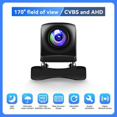 720P AHD Car Backup Camera Waterproof Car Rear View Reverse Camera Night Vision
