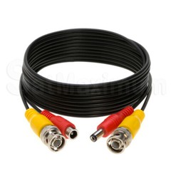 Security Camera Cable BNC Extension Power Cord CCTV Surveillance DVR Wire – lot