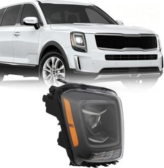 For 2020-2022 Kia Telluride LX/S Halogen Right Side Headlight w/ DRL & Bulb NEW