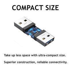 PENGLIN 2Pack USB 3.0 Panel Mount Coupler, USB Pass Through Connector, Female…