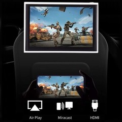 9” Android 9.0 Headrest Monitor Video Player for Car TV Touch Screen WiFi//USB