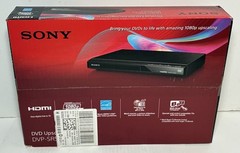 Sony DVP-SR510H Upscaling HDMI 1080p Full HD DVD Player with Remote Control New
