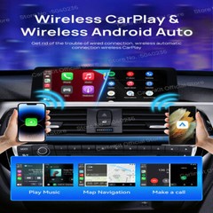 8 128G Android Auto Carplay LED Ai Box Multimedia Players Wireless Android 13