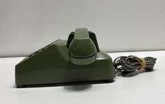 ITT 2500 Vintage Push Button Desk Telephone Avocado Green Landline Phone