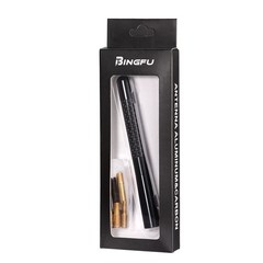 Bingfu Car Radio Stereo Antenna Mast Carbon Fiber Truck Universal Black