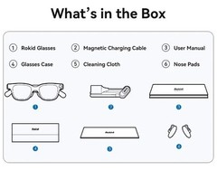 Rokid Glasses Smart AI&AR Glasses with 12MP Camera 89 Languages Live Translation