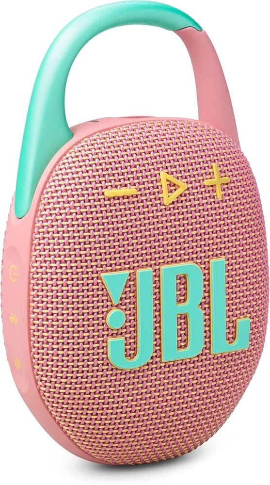 JBL Clip 5 – Ultra-Portable, Waterproof & Dustproof Bluetooth Speaker (Pink)