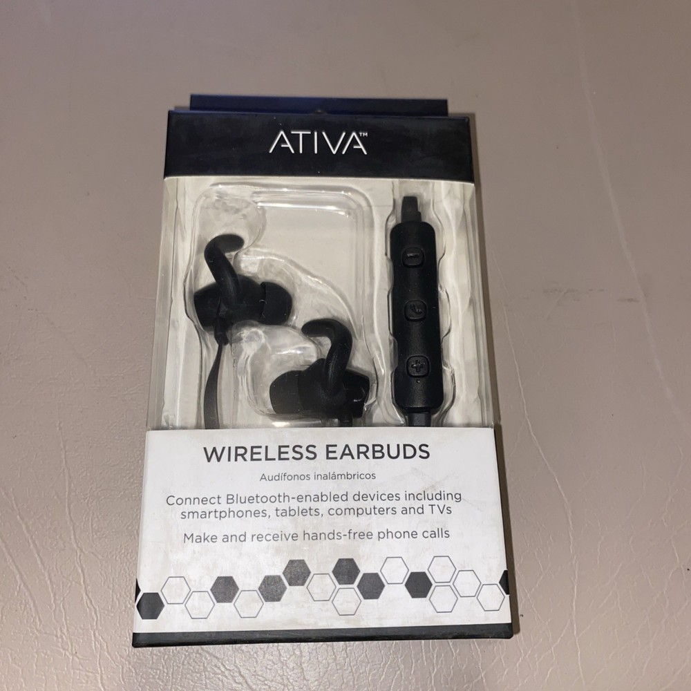 Ativa Wireless Earbuds-Black