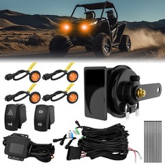 1Set Plug and Play Turn Signal Horn Street Legal Kit For Polaris Can-Am Kawasaki