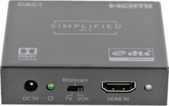 Simplified MFG HDMI Audio Extractor with Dolby+ Conversion Capability