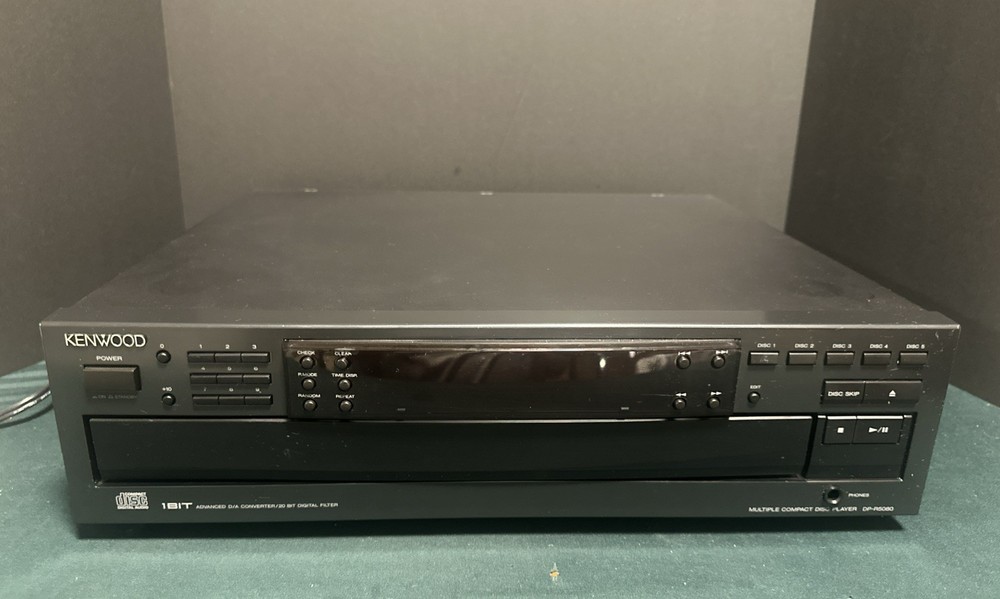 Kenwood Multiple Compact Disc Player DP-R5080 Clean Tested Works No Remote