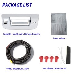 EWAY Tailgate Handle Backup Camera for Chevrolet Silverado GMC Sierra 1500 2007-