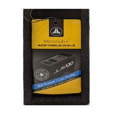 OPEN BOX JL Audio ACP108LG-W3V3 8″ Loaded Car Subwoofer & Enclosure Box & Amp