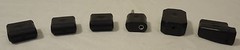 Dynex 6 Piece Adapters Set Plastic Metal