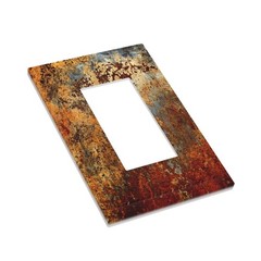 1 Gang Single GFCI/Decorator 1 Rocker/GFCI, Rust Old Rusty Copper Rustic