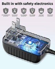 13V 1Amp Power Adapter Supply 100-240 AC to DC 13Volt 1000mA 5.5mmx 2.5mm Plug