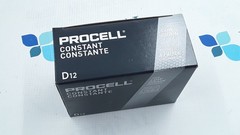 Duracell Procel Constant D12 Box of 12 Alkaline Batteries PC1300
