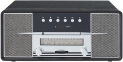 CR7016A-BK Rhapsody 7-in-1 Bluetooth 3-Speed Vinyl Record Player Turntable, C…