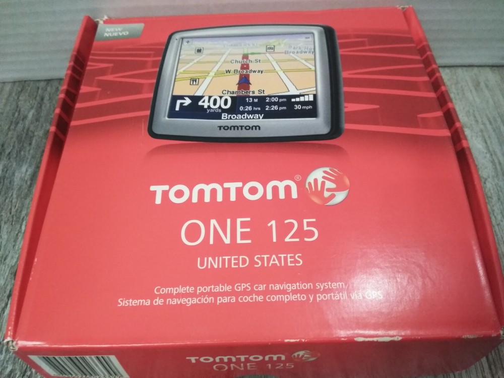 TomTom One 125 (United States) Portable GPS Car Navigation System, 3’5” SCREEN