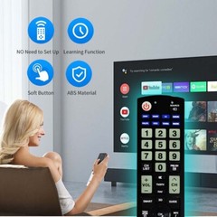ARC-8in1 Universal Remote Control For Samsung, Vizio, LG, Sony, Sharp, Panasonic