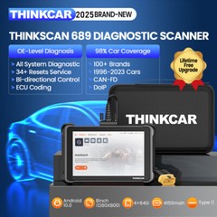 ThinkScan 689 Bidirectional E/CU Coding Scanner Auto Diagnostic Tool 34+Services