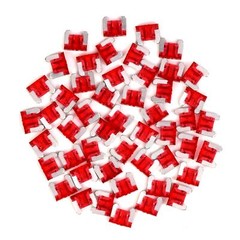 50pcs 10 A Amp ATM Low Profile Fuse Mini Micro Blade Circuit 2 Leg GM Car Audio