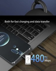 Heavy Duty Braided USB C Type-C Fast Charging Data Sync Charger Cable