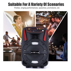 1000W Portable Wireless bluetooth Speaker Super Bass Stereo Radio FM TF AUX USB