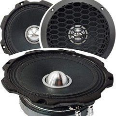 2x Gravity WZ6G Warzone Series 6.5″ Midrange Coaxial Loud 1000W Speaker 4-Ohms